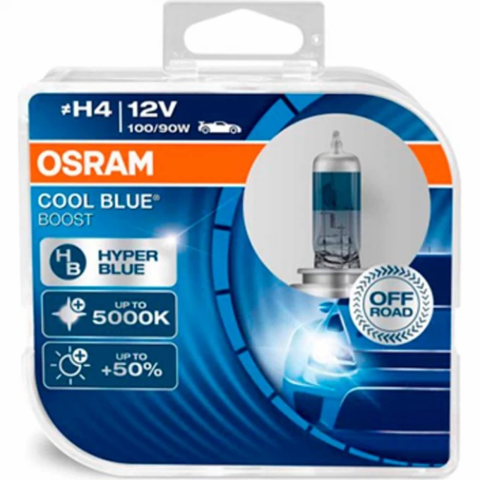 OSARAM H4 COOL BLUE BOOST 62193CBB-HCB (2 шт) 4052899437654. Купить Автолампа на Официальном Сайте OSRAM в Смоленске.