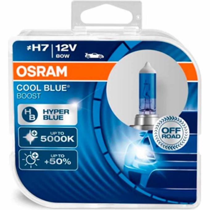 OSARAM H7 COOL BLUE BOOST 62210CBB-HCB (2 шт) 4052899439801. Купить Автолампа на Официальном Сайте OSRAM в Смоленске.