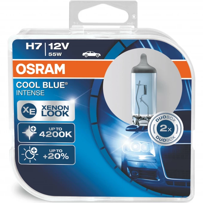 OSARAM H7 COOL BLUE INTENSE 64210CBI-HCB (2 шт) 4052899413047. Купить Автолампа на Официальном Сайте OSRAM в Смоленске.