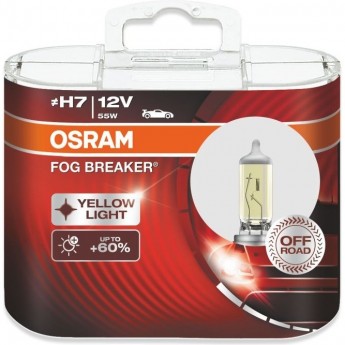 Автолампы OSARAM H7 FOG BREAKER 62210FBR-HCB (2 шт) Автолампы OSARAM H7 FOG BREAKER 62210FBR-HCB (2 шт)