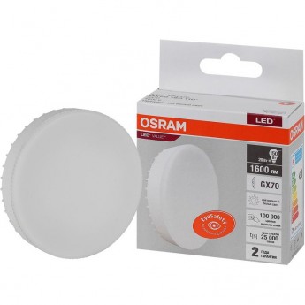 Лампа светодиодная LED OSRAM VALUE LVGX70150 20SW/840 20Вт GX70 230В 10х1 Лампа светодиодная LED OSRAM VALUE LVGX70150 20SW/840 20Вт GX70 230В 10х1